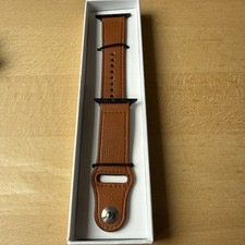 Applewatch lederarmband grau gebraucht kaufen  Landau a.d.Isar