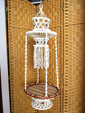 Vintage macrame hanging for sale  Powhatan