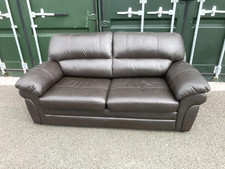Brown faux leather for sale  DEESIDE