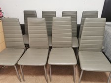 Grey faux leather for sale  BIRMINGHAM