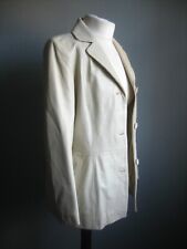 White leather jacket for sale  MATLOCK
