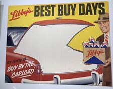 Libby food cardboard for sale  Dayton