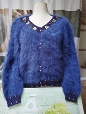 Pull angora violet d'occasion  Argelès-Gazost