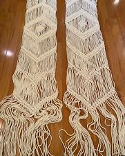 Two macrame table for sale  Trussville