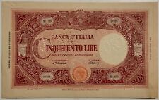500 lire 07.08.1943 usato  Milano
