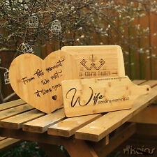Personalised bamboo chopping for sale  HARLOW