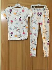 New Carter's Girls Unicórnio princesa Arco-íris Pijama Snug fit Branco muitos tamanhos, usado comprar usado  Enviando para Brazil