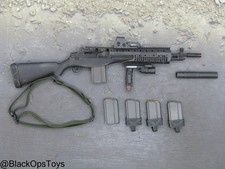 Brinquedo escala 1/6 M14 rifle SOCOM com supressor e conjunto de acessórios comprar usado  Enviando para Brazil