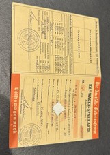 Kdf wagen sparkarte gebraucht kaufen  Wittgensdorf