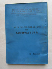 Libretto circolazione fiat usato  Firenze