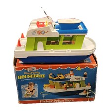 Vintage 1972 Fisher Price Little People Play Family Boat Houseboat - Brinquedo retrô  comprar usado Vintage 1972 Fisher Price Little People Play Family Boat Houseboat - Brinquedo retrô  comprar usado  Enviando para Brazil