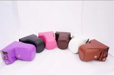 Capa bolsa de couro para câmera Nikon 1 J3 ou J4 + 10mm ou 11-27,5mm comprar usado  Enviando para Brazil