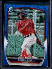 Refrator 2023 Bowman Miguel Bleis Chrome Prospect azul cintilante #123/150 comprar usado  Enviando para Brazil