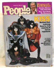 KISS - REVISTA PEOPLE 18 DE AGOSTO DE 1980 - GENE, PAUL, ACE, ERIC - ÓTIMO ESTADO, usado comprar usado  Enviando para Brazil