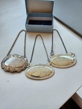 Decanter labels silver for sale  COVENTRY