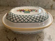 Usado, Villeroy & Boch cesta forno de porcelana para utensílios de mesa oval micro-ondas padeiro com tampa comprar usado  Enviando para Brazil