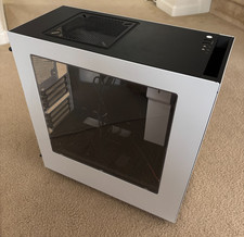 Estuche para computadora torre media NZXT S340 blanco brillante segunda mano  Embacar hacia Mexico