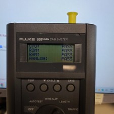 PROBADOR DE CABLES LAN FLUKE 652 con 650R REMOTO segunda mano  Embacar hacia Mexico