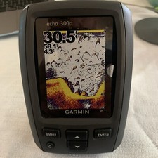 Garmin Echo Sonar 300c FishFinder com transdutor marinho de barco de imagem para baixo 300 C comprar usado  Enviando para Brazil