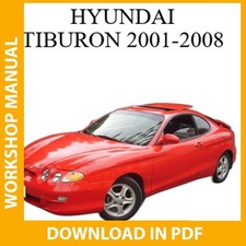 Usado, Hyundai Tiburon 2001 2002 2003 2004 2008 oficina manual de serviço de reparo download comprar usado  Enviando para Brazil