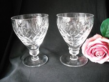 Pair lead crystal for sale  NORWICH
