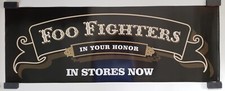 Usado, Pôster promocional Foo Fighters In Your Honor raro 31x11 colecionável '05 gravadora comprar usado  Enviando para Brazil