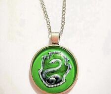 Colar pingente de prata da Sonserina Harry Potter comprar usado  Enviando para Brazil
