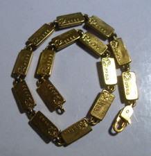 Bracelet maillons lingots d'occasion  Saint-Brieuc