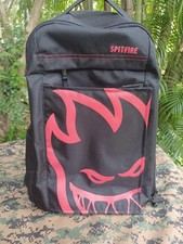 Mochila de skate Spitfire Wheels Bighead preta/vermelha bolsa de equipamentos comprar usado  Enviando para Brazil