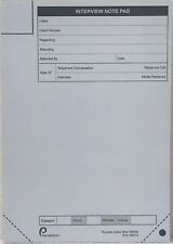 Interview notepad book for sale  LEIGHTON BUZZARD