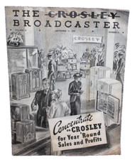 Vintage crosley broadcaster for sale  Whitewater