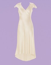 Vestido Feminino Vintage Moschino Couture Cruise Me Baby 100% Seda Creme S8 comprar usado  Enviando para Brazil