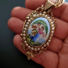 Ancien collier pendentif d'occasion  Saint-Cloud