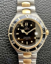 Moldura de ouro OMEGA Seamaster 396.1042 pré-ligação / pulseira de ouro e aço inoxidável LEIA comprar usado  Enviando para Brazil