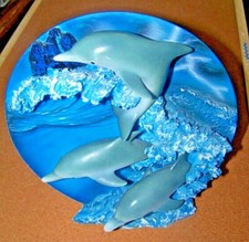 Dolphins waves figurine for sale  Parker