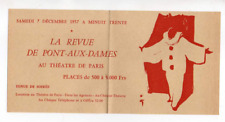 Programme théâtre paris d'occasion  Royan