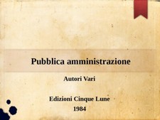 Pubblica amministrazione usato  Bevagna