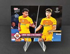 2023-24 Topps Now UCL Rookie Lamine Yamal & Pau Cubarsi #114 comprar usado  Enviando para Brazil