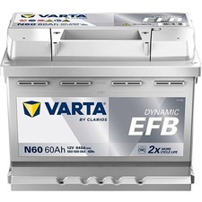 Akumulator rozruchowy VARTA Dynamic EFB N60 12V 60AH 640A / EN B13 Bateria na sprzedaż  Wysyłka do Poland