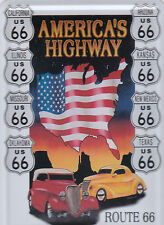 Blechpostkarte america highway gebraucht kaufen  Pfaffenhofen