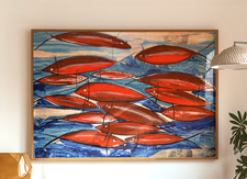 Quadro astratto moderno usato  Palermo