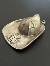 Usado, Berloque capacete bombeiro vintage miniatura metal pesado 2-1/2” de comprimento comprar usado  Enviando para Brazil