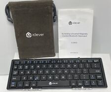 Teclado Bluetooth sem fio dobrável iClever IC-BK03 preto com manga e manual ⭐️, usado comprar usado  Enviando para Brazil