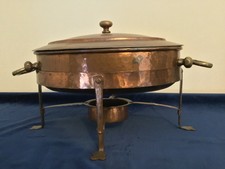 Copper oval chafing for sale  WISBECH