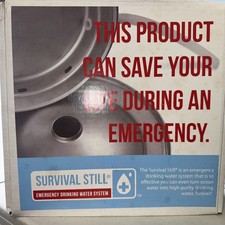 Destilação de emergência Survival Still aço inoxidável purificar água potável EUA comprar usado  Enviando para Brazil