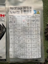 Used chainsaw chains for sale  STOURPORT-ON-SEVERN