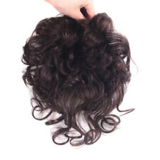 Clipe feminino curto encaracolado toupee 100% cabelo humano em apliques + cauda estendida comprar usado  Enviando para Brazil