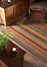 Tear Manual ooty Kilim Tapete Lã E Algodão Multi Cor Listra Design Em 4 Tamanhos, usado comprar usado Tear Manual ooty Kilim Tapete Lã E Algodão Multi Cor Listra Design Em 4 Tamanhos, usado comprar usado  Enviando para Brazil