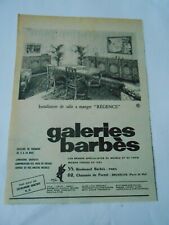 Publicité 1955 galeries d'occasion  La Verpillière