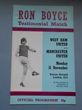 Ron boyce testimonial for sale  ROTHERHAM